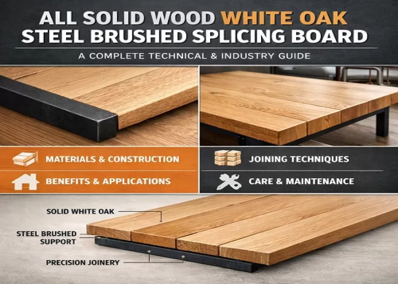 All Solid Wood White Oak Steel Brushed Splicing Board: A Complete Technical & Industry Guide